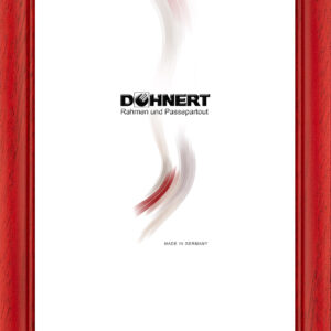 Holzrahmen 185 rot glänzend
