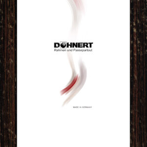 Holzrahmen 221 dunkelbraun-schwarz