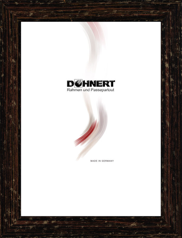 Holzrahmen 221 dunkelbraun-schwarz