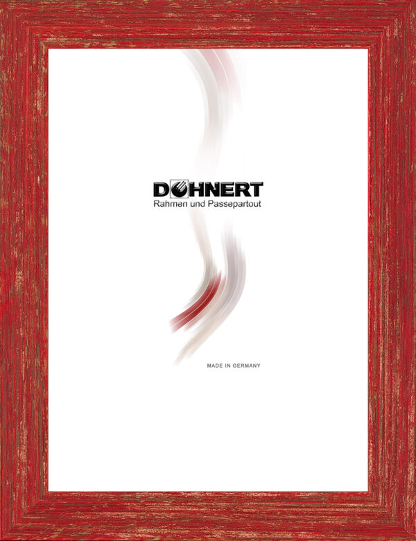 Holzrahmen 221 weinrot-gold