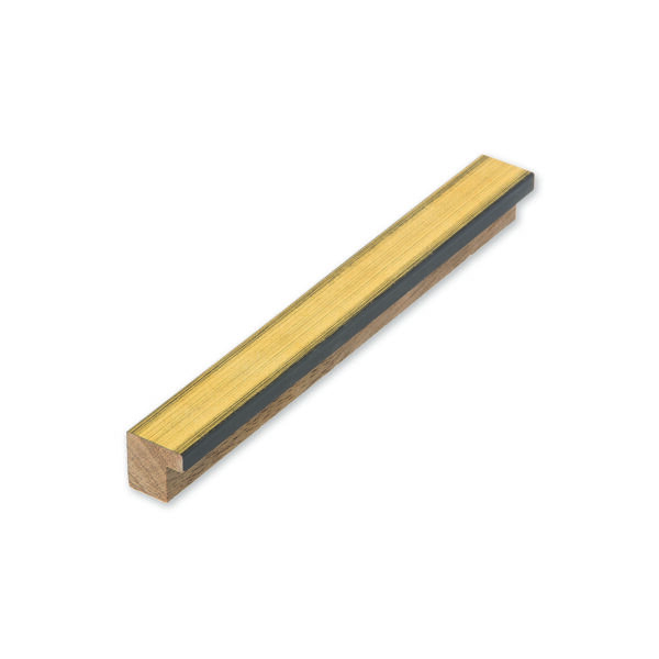 Holzrahmen 117 gold-schwarz – Bild 5