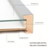 Objektrahmen MO1530 Holz mattschwarz glatt – Bild 4