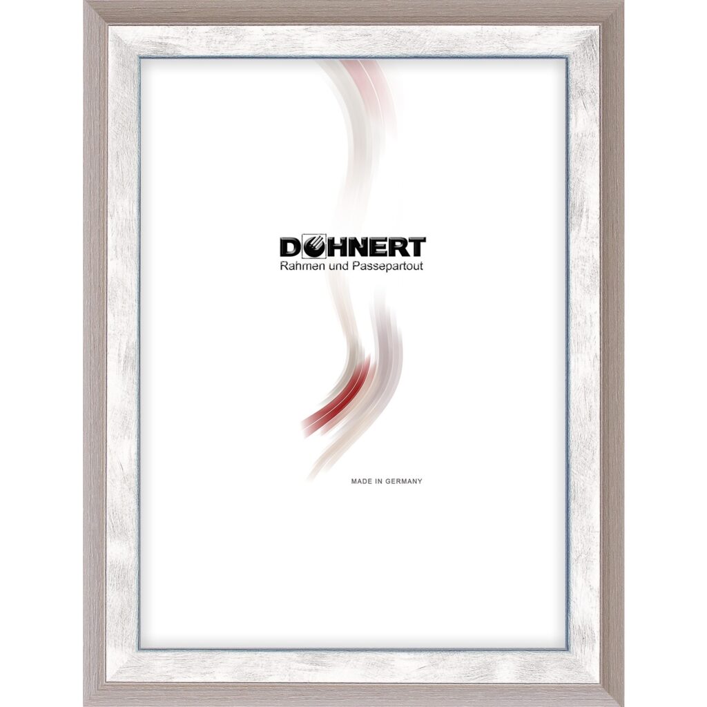 Holzrahmen 13362, silber-natur