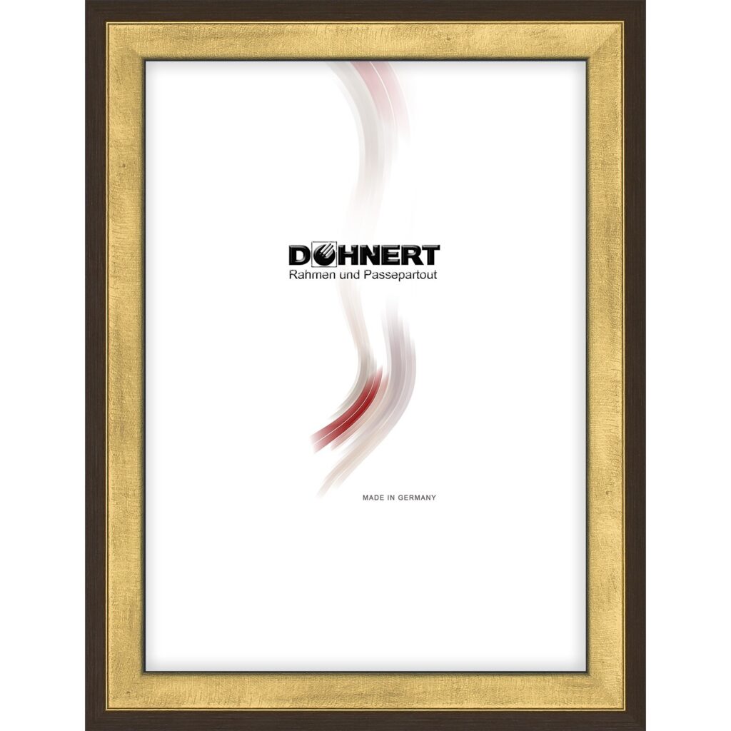 Holzrahmen 13363, gold-braun