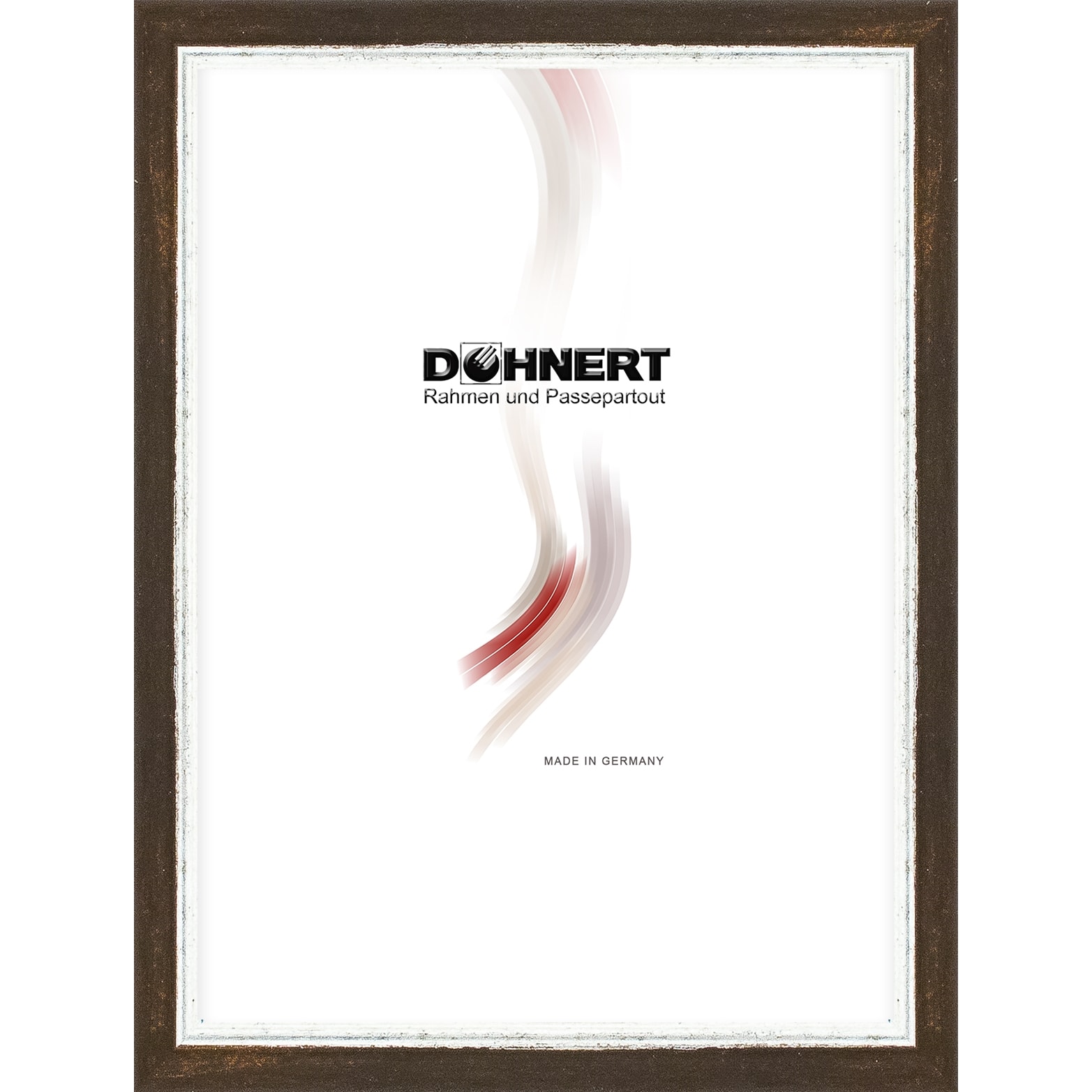 Holzrahmen 13800, braun-silber