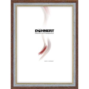 Holzrahmen 16700, braun-grau-gold