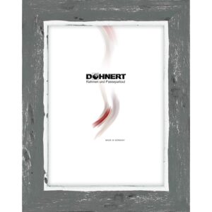 Holzrahmen 33596, grau-wei&szlig;