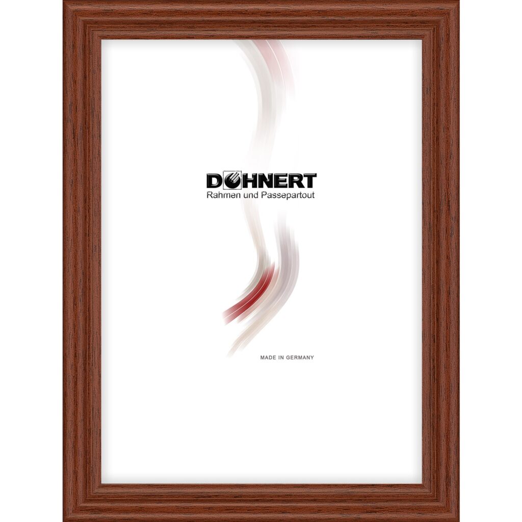 Kunststoffrahmen 10109, rotbraun