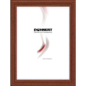 Kunststoffrahmen 10109, rotbraun