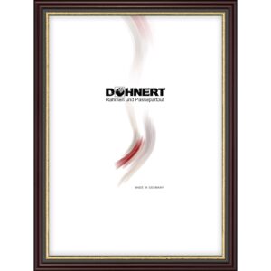 Holzrahmen 10112, schwarz-gold