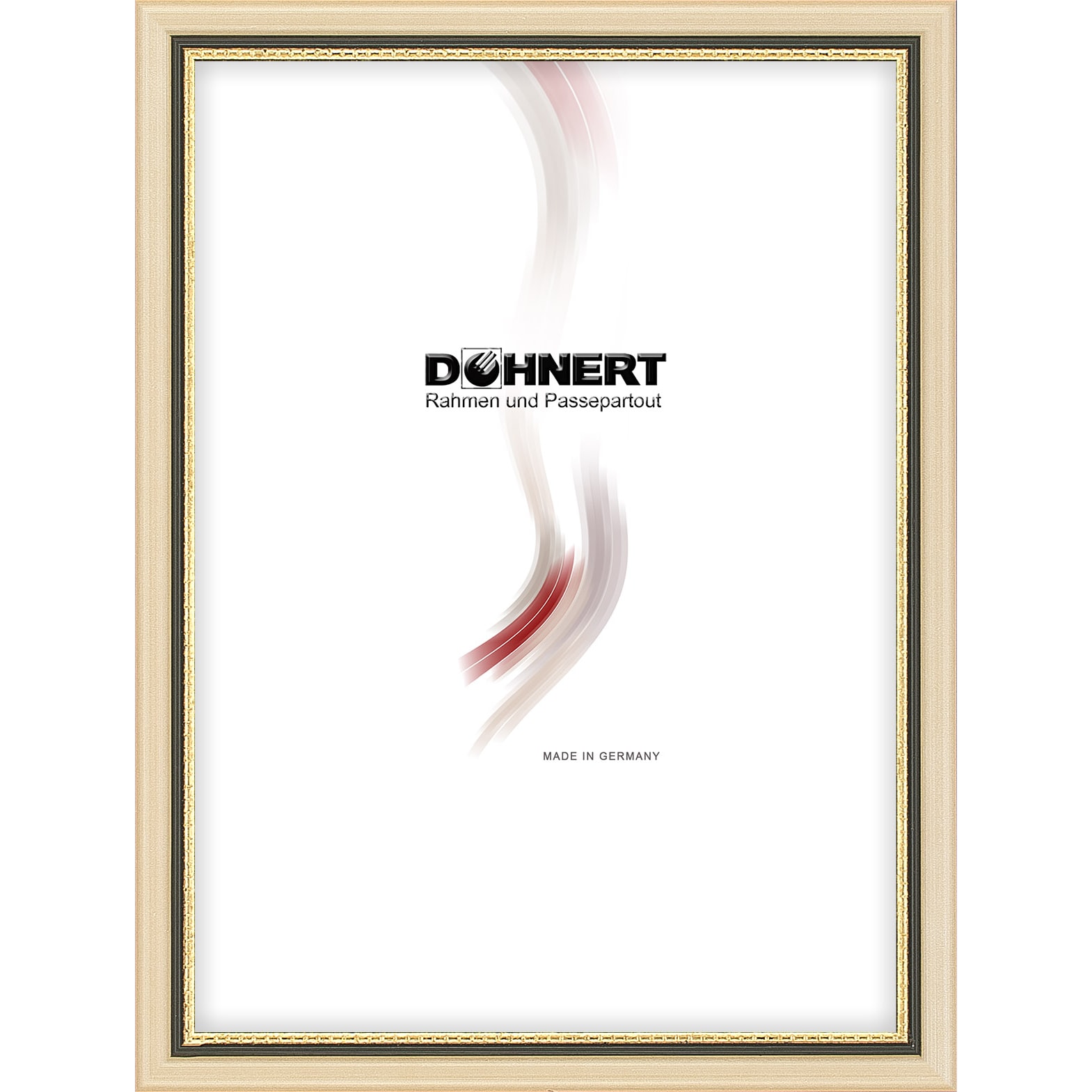 Holzrahmen 10113, altweiß-grau-gold