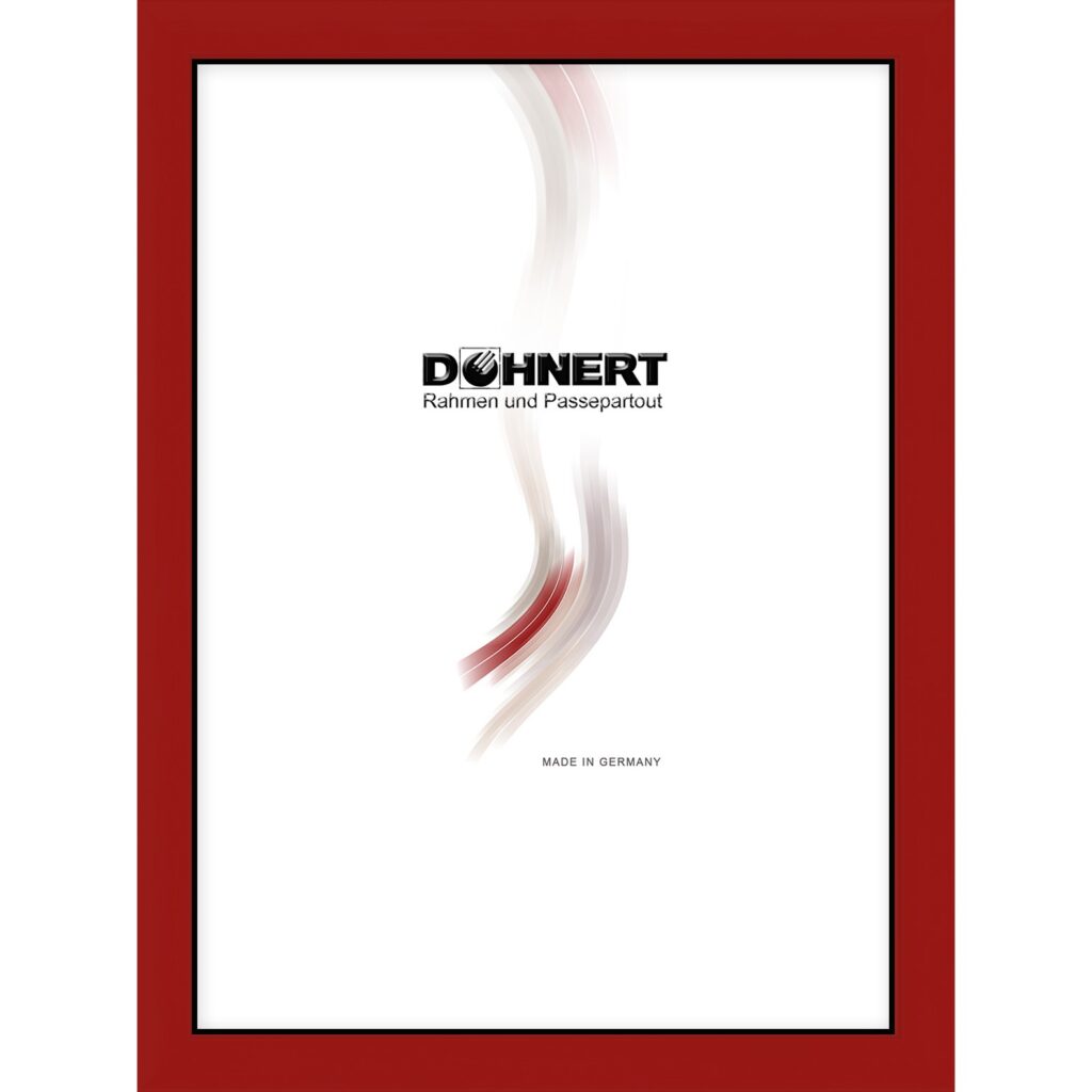 Holzrahmen 11151, rot-schwarz