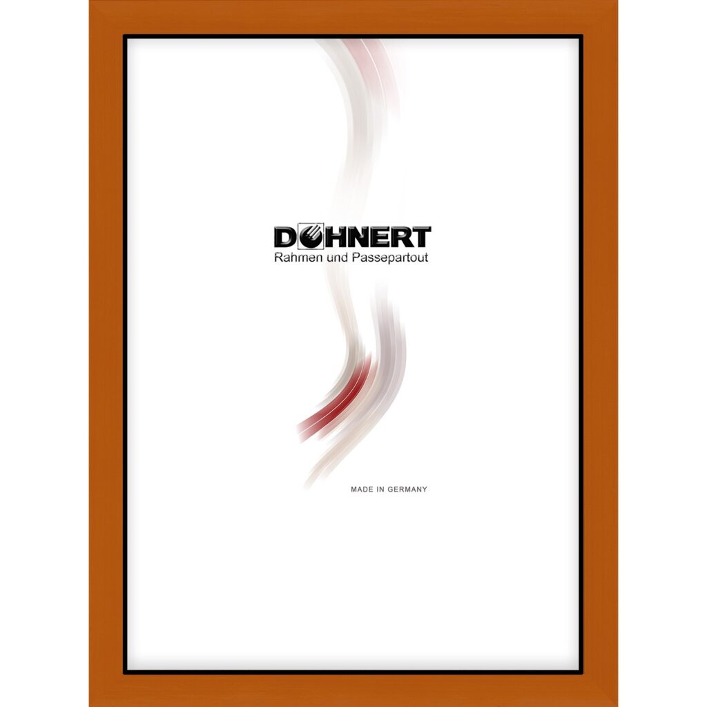 Holzrahmen 11158, orange-schwarz