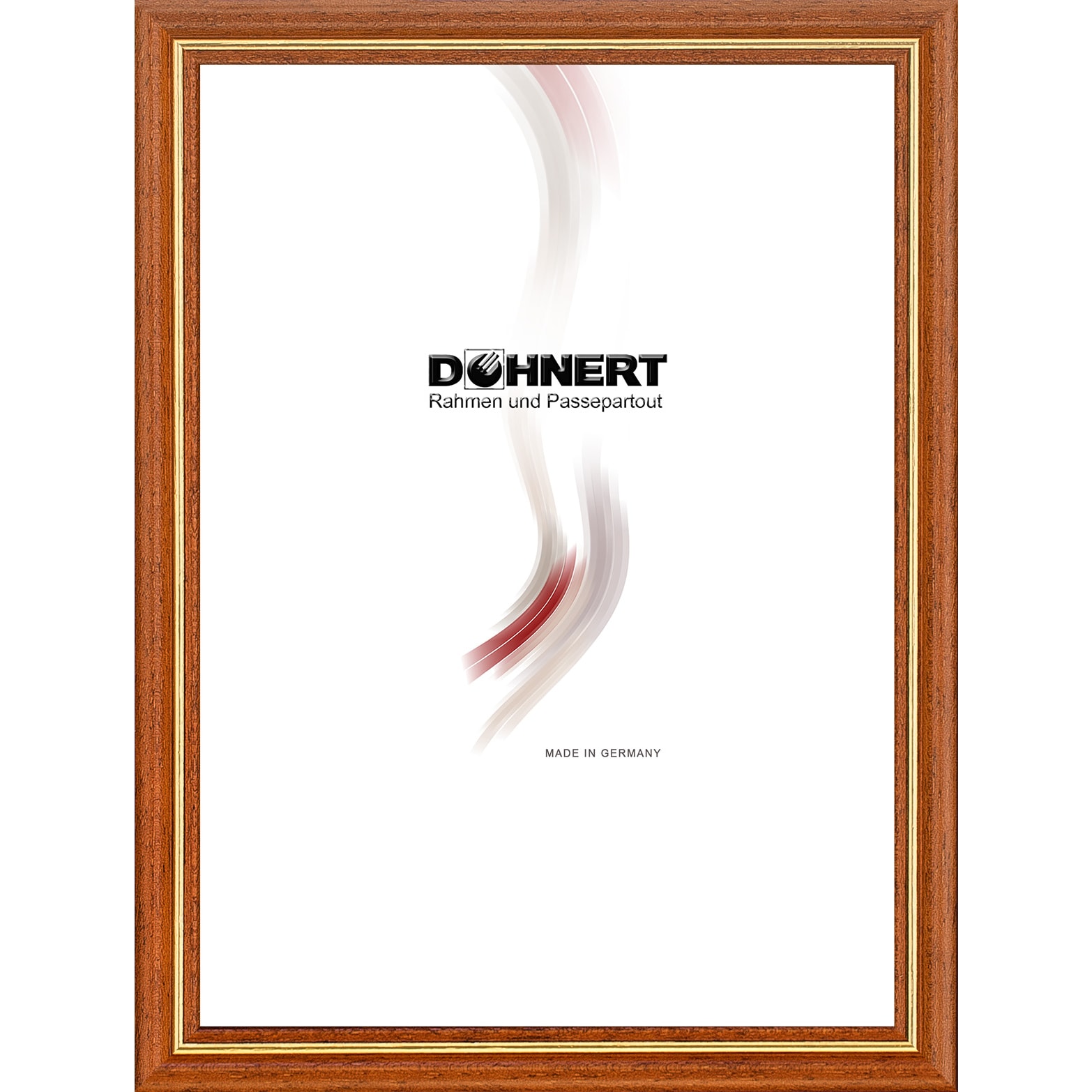 Holzrahmen 12236, kirsche-gold