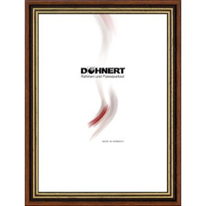 Holzrahmen 12301, schwarz-braun-gold