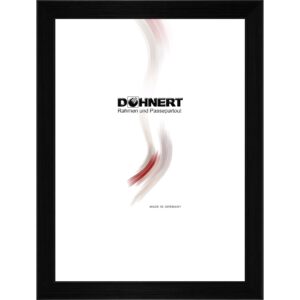 Holzrahmen 12412, schwarz, seidenmatt