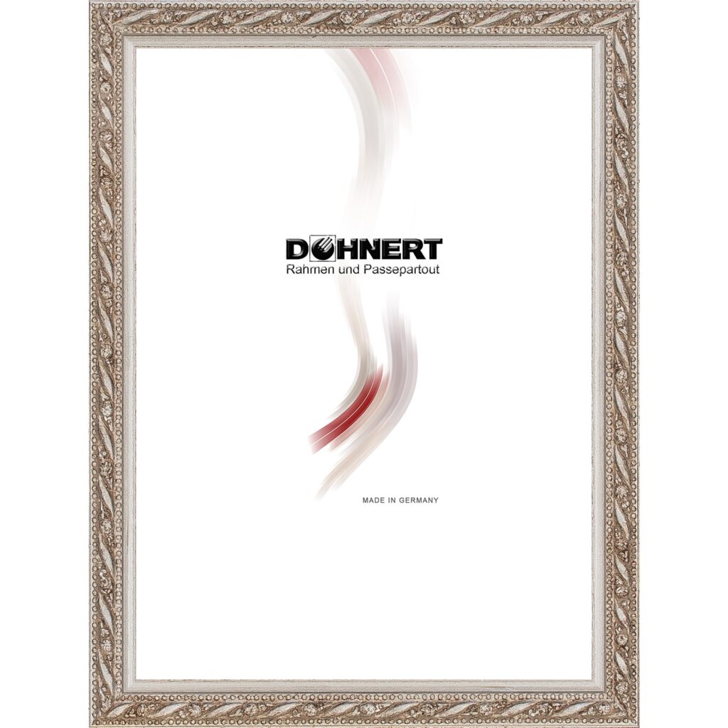 Holzrahmen 13062, silber, matt/glänzend