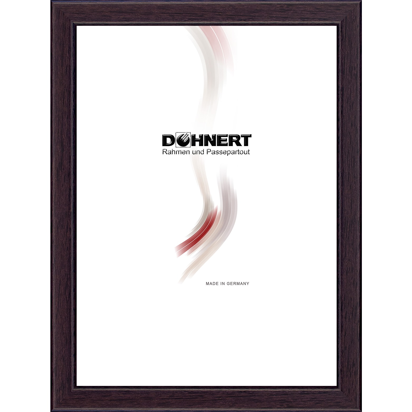 Holzrahmen 14053, pflaume dunkel