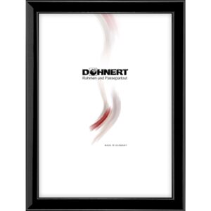 Holzrahmen 15012, schwarz, glänzend