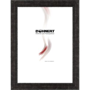 Kunststoffrahmen 16515, dunkelbraun-silber