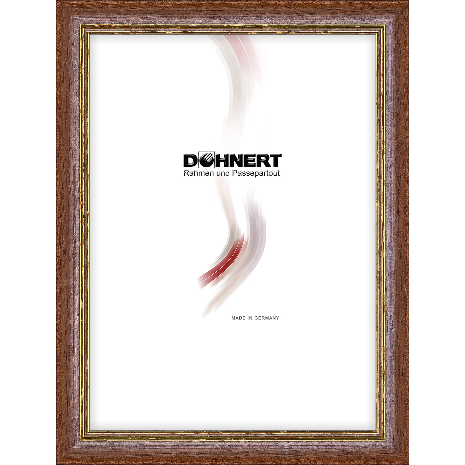 Holzrahmen 16792, braun-gold