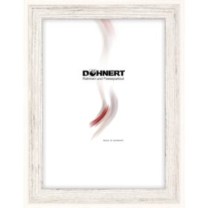 Holzrahmen 16814, weiß-braun