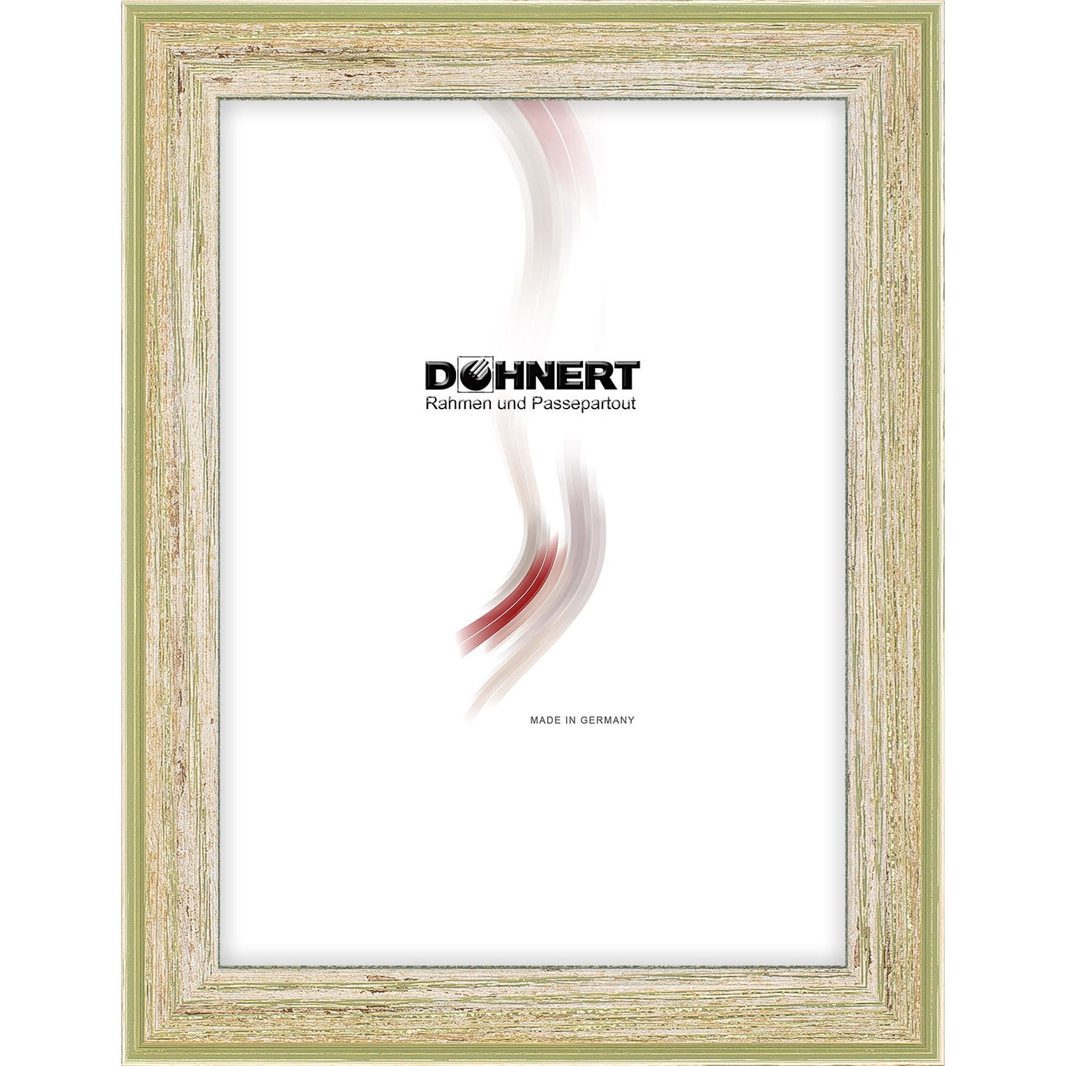 Holzrahmen 16852, grün-braun