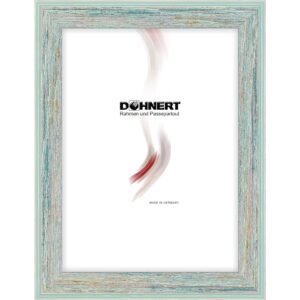 Holzrahmen 16853, blau-braun