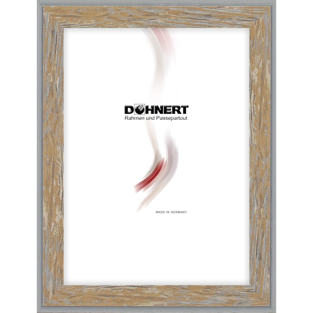 Holzrahmen 16904, braun-gold