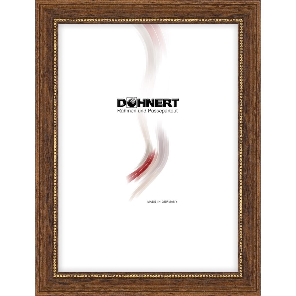 Holzrahmen 17201, muskat-braun-gold
