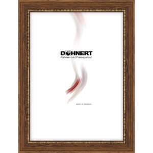 Holzrahmen 17201, muskat-braun-gold