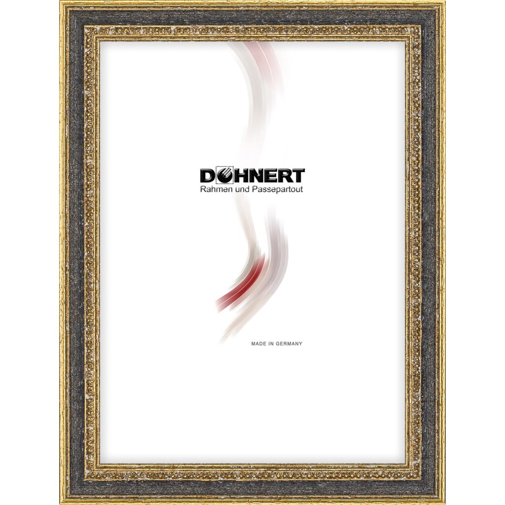Holzrahmen 17215, gold-anthrazit