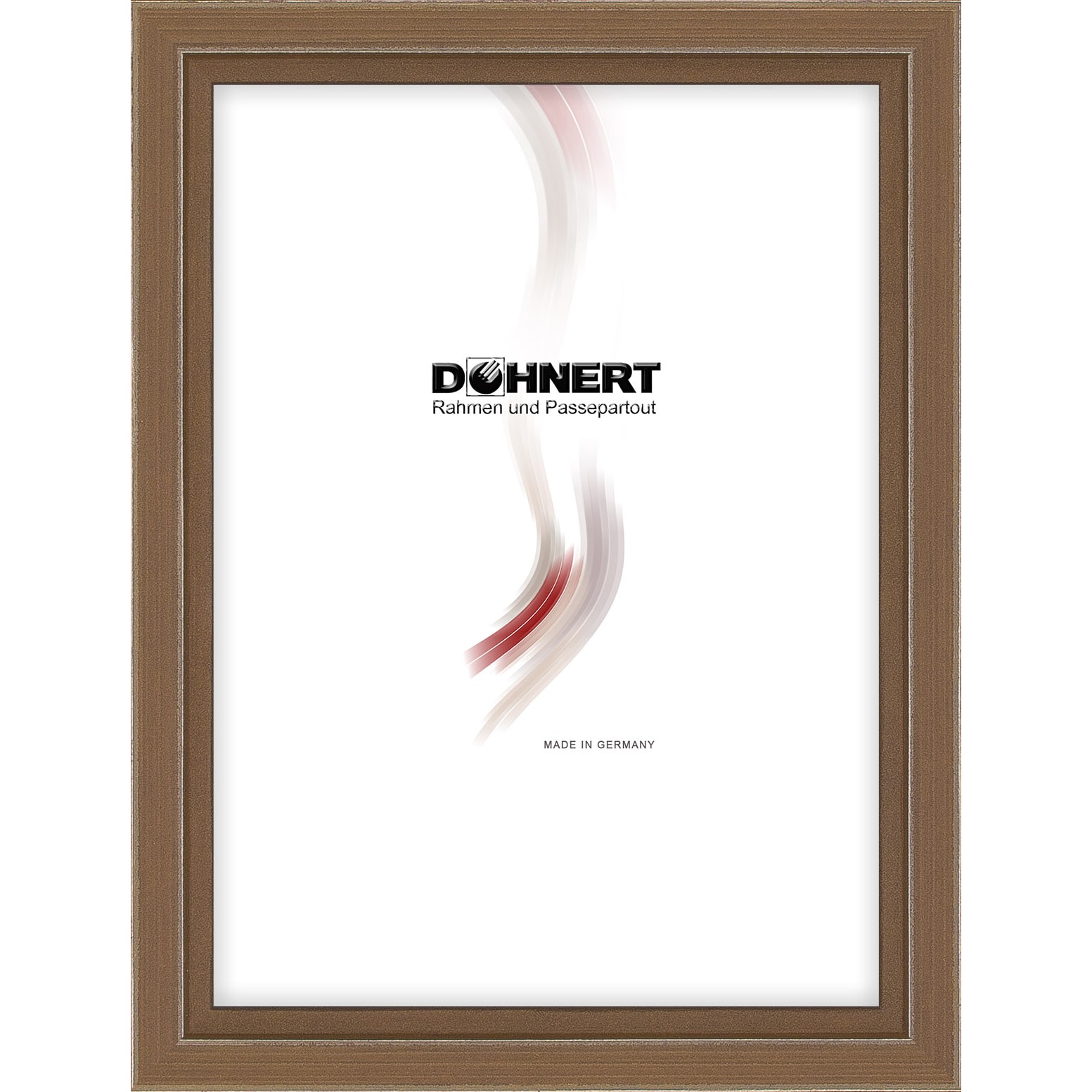 Holzrahmen 17300, rehbraun-dunkelbraun