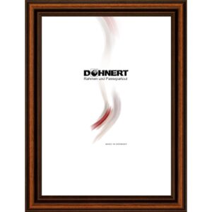 Holzrahmen 17500, braun-schwarz,glänzend