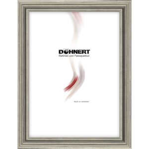 Holzrahmen 17562, braun-silber,glänzend