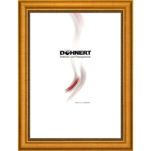 Holzrahmen 17963, altgold-schwarz