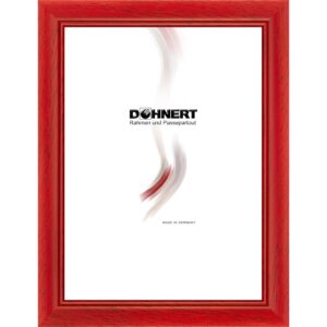 Holzrahmen 18551, rot, glänzend