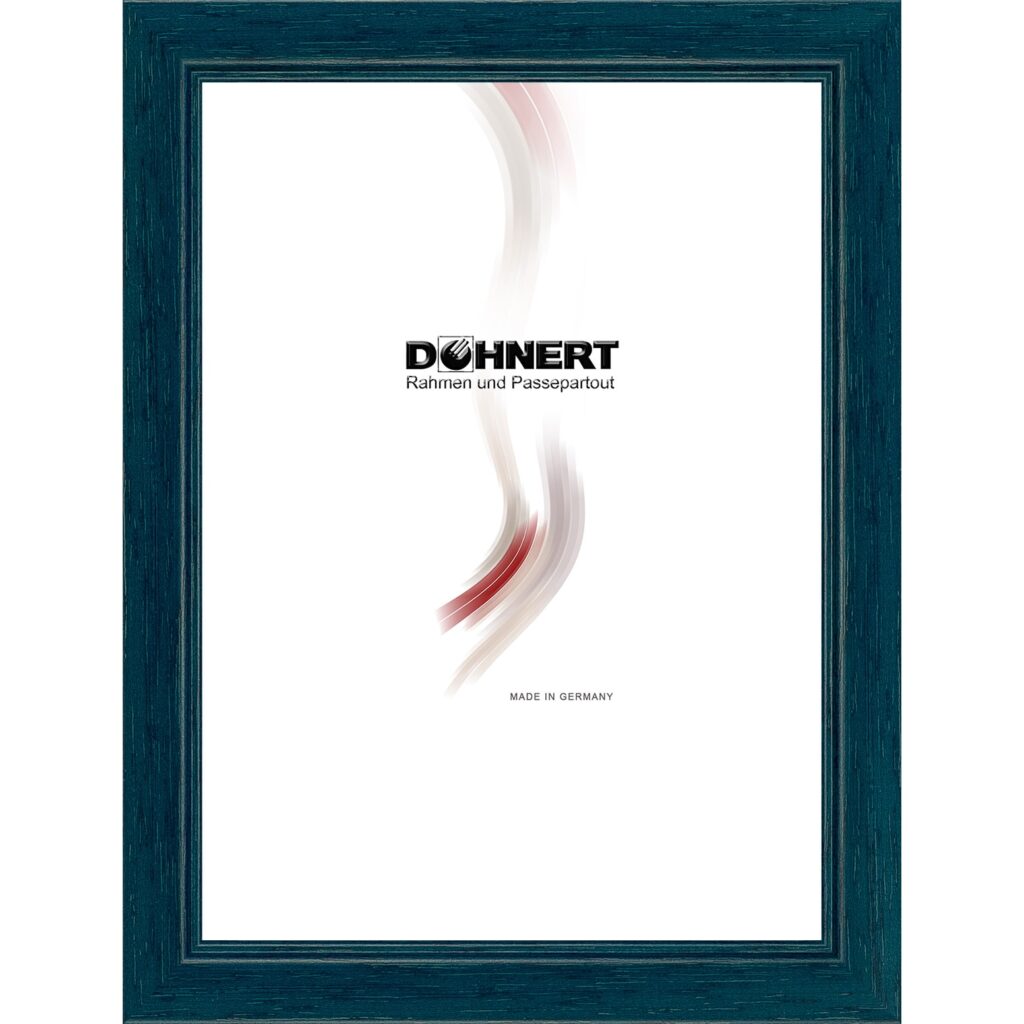 Holzrahmen 18556, dunkelgrau-blau