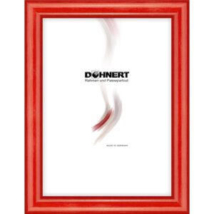 Holzrahmen 19051, signalrot, glänzend