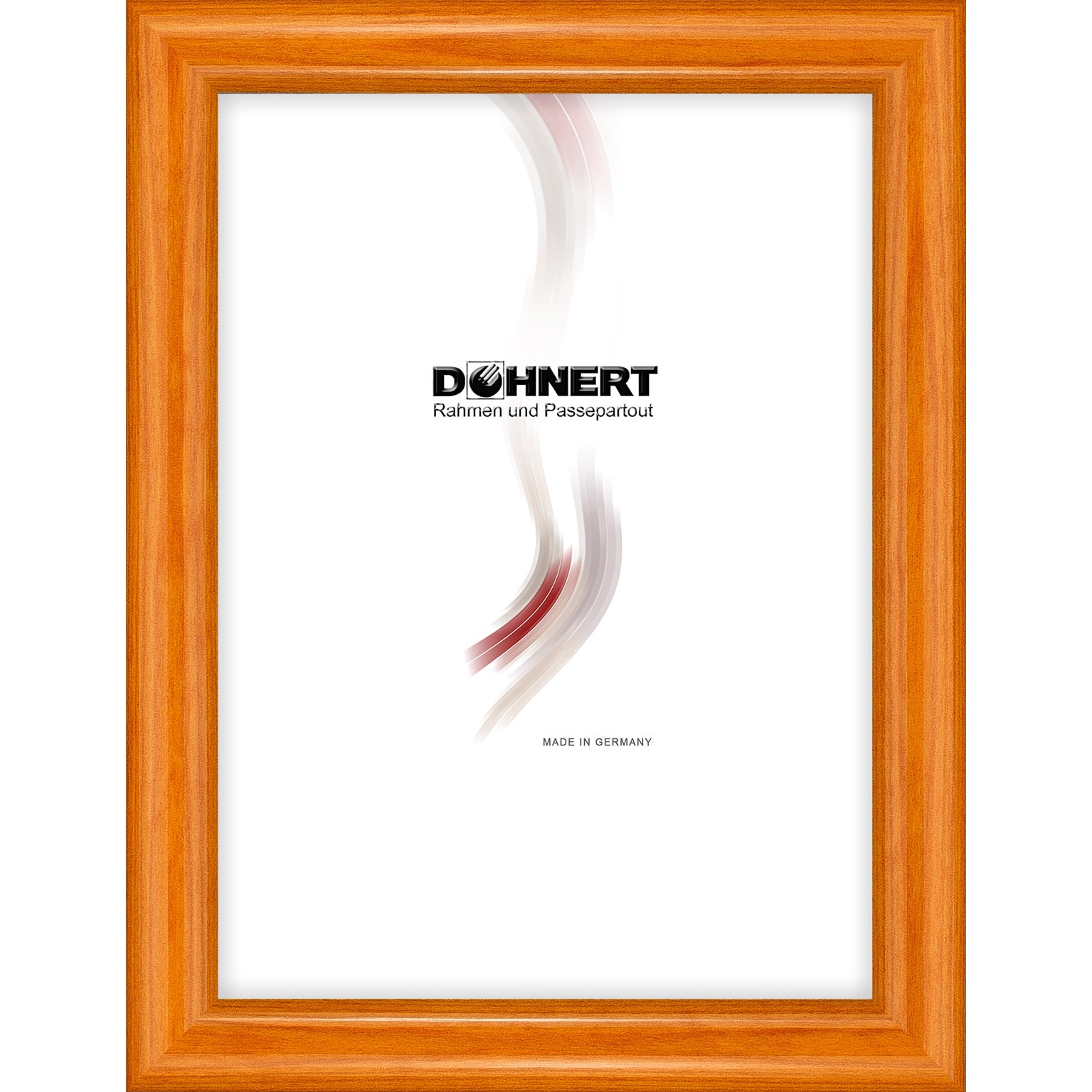 Holzrahmen 19058, orange, glänzend