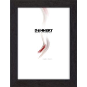 Holzrahmen 19812, tiefschwarz