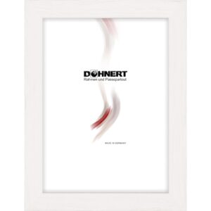 Holzrahmen 19814, schneeweiß