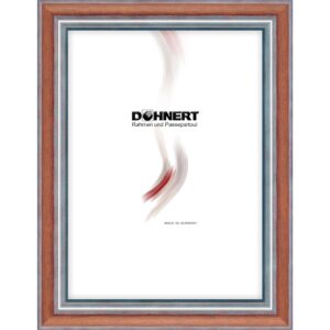 Holzrahmen 21200, pflaume-weiß