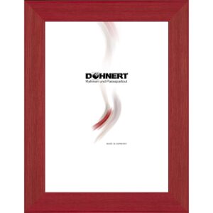 Holzrahmen 21551, rubinrot-schwarz