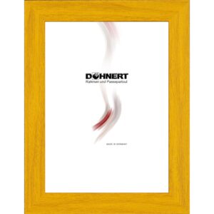 Holzrahmen 21554, safrangelb-schwarz