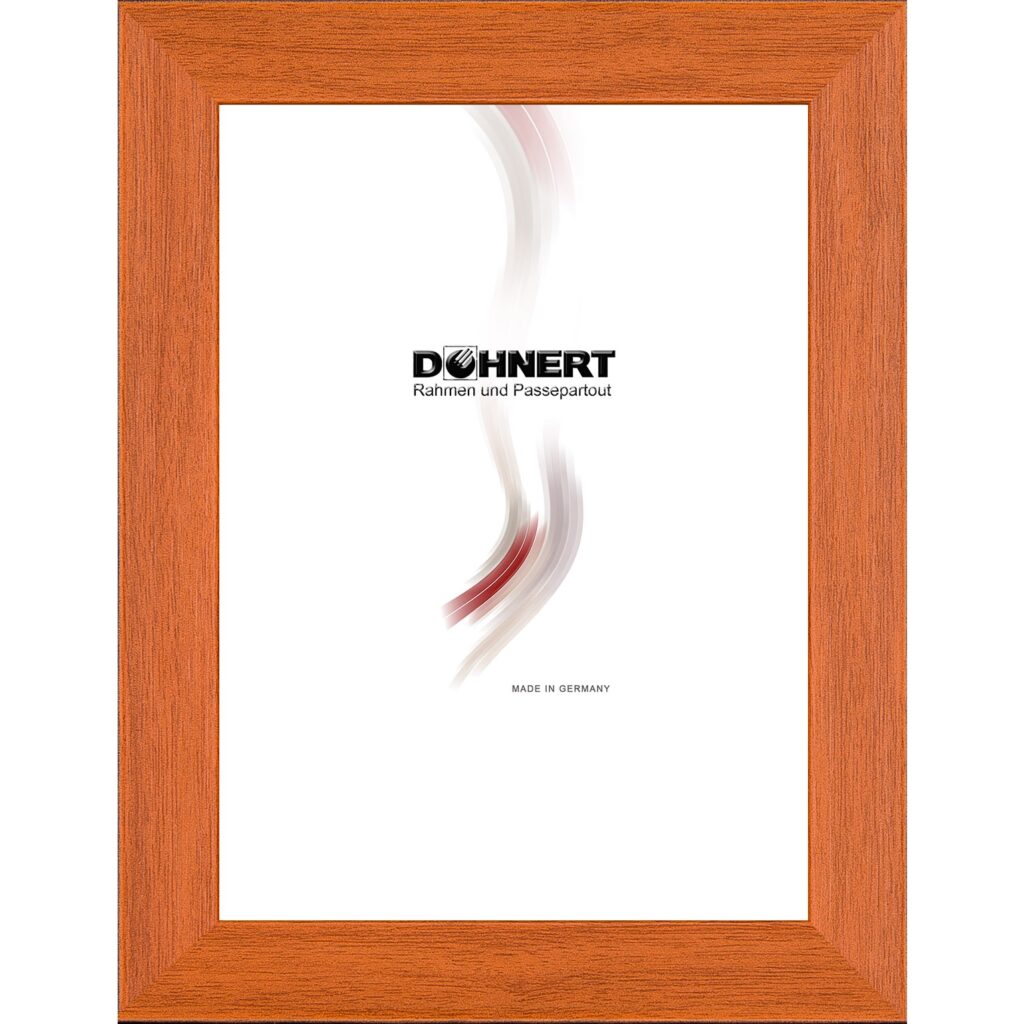 Holzrahmen 21558, orange-schwarz