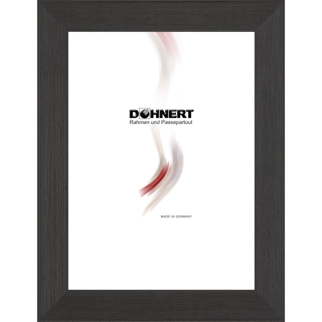 Holzrahmen 21596, dunkelgrau-schwarz