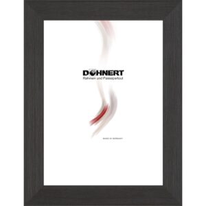 Holzrahmen 21596, dunkelgrau-schwarz