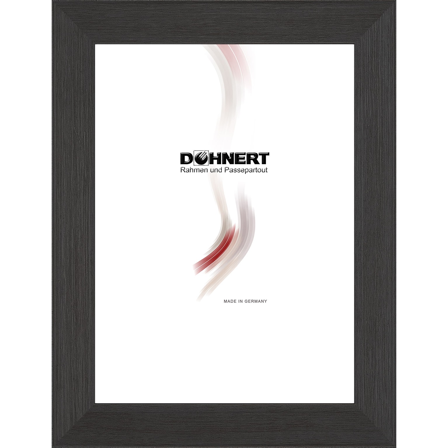 Holzrahmen 21596, dunkelgrau-schwarz