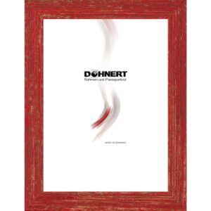 Holzrahmen 22151, weinrot-gold